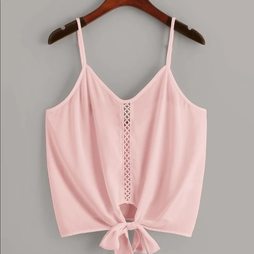 Pretty tie top NWOT